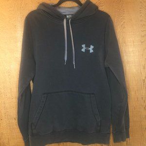 Under Armour Hoodie Black grey hood detail Size S Small